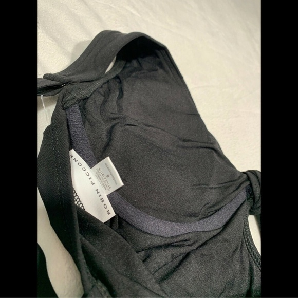 NEW $168 Robin Piccone Ava Underwire‎ One-Piece Swimsuit in Black [SZ 8 ] - Picture 8 of 8